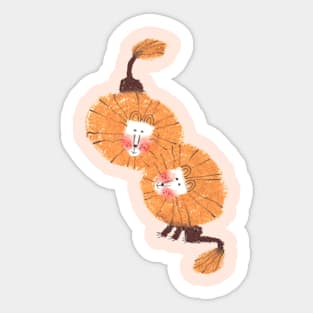 LIONS IN LOVE Sticker